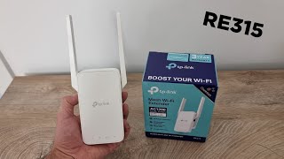 TPLINK RE315 Mesh WiFi Extender REVIEW and Unboxing [upl. by Nilauqcaj]