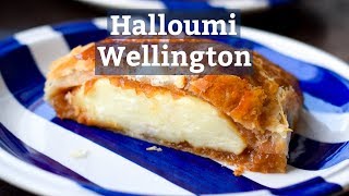 Halloumi Wellington med ölkokt lök [upl. by Milda254]