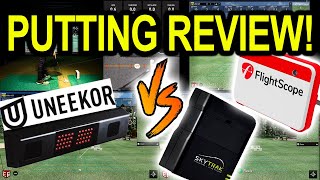 Skytrak vs Mevo Plus vs QED  Golf Simulator Putting Review E6 Connect [upl. by Eppie]