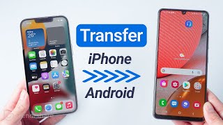 Transfer Data from iPhone to Android with Cable No iCloud [upl. by Adnowat]