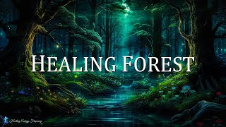 HEALING FOREST AMBIENCE  528Hz  741Hz  396Hz  Miracle Tone Healing  Energy Cleansing Meditation [upl. by Groeg]