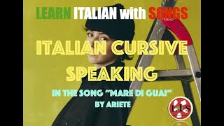 Italian Speaking and Singingin CURSIVE Learn all about it in this video [upl. by Tedric]