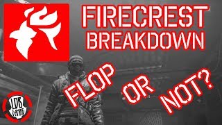 FIRECREST CLASSIFIED BUILD  FLOP  THE DIVISION  18 [upl. by Tloc73]