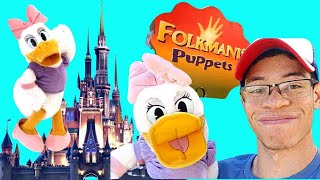 DISNEY FOLKMANIS DAISY DUCK REVIEW  JustinTalksPuppets [upl. by Coumas]