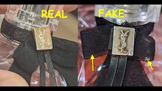 Saint Laurent perfume real vs fake How to spot fake YSL Mon Paris fragrance [upl. by Pool]