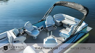 Godfrey Pontoon Boats  NEW SW QS Walkthrough [upl. by Yttak]