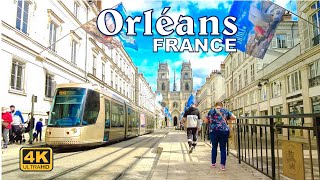 Orléans France  City Walk 4K UHD [upl. by Roti]