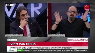 Evrim Tartışmasında Sinan Cananı çileden çıkardılar [upl. by Htebaras]