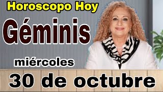 horoscopo de hoy Géminis  Horóscopo Diario  Géminis  30 de octubre de 2024 [upl. by Atkinson]