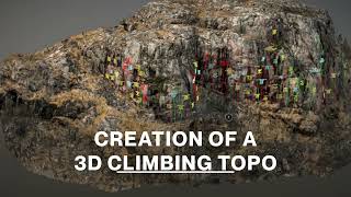 Creation of a 3D climbing topo with ANAFI Ai [upl. by Adnowal]