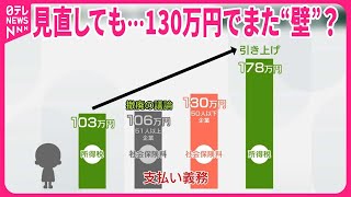 【年収「103万円の壁」見直しても…】130万円でまた社会保険料の“壁” 課題は？ [upl. by Floridia598]