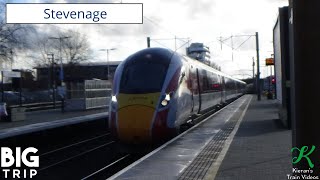 Trains at Stevenage ECML  51220 [upl. by Nyrol]