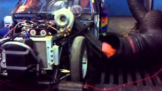 Duppies Insane Flame throwing 4 cylinder drag car [upl. by Anitsenre71]