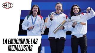 OLÍMPICOS 2024  MÉXICO GANÓ SU PRIMERA MEDALLA  ENTREVISTA CON EL EQUIPO DE TIRO CON ARCO FEMENIL [upl. by Bottali579]