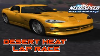 NFS Hot Pursuit 2  Desert Heat Lap Race [upl. by Ritter]