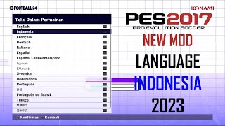 Tutorial Cara Mengganti Bahasa PES 2017 [upl. by Aynekal668]