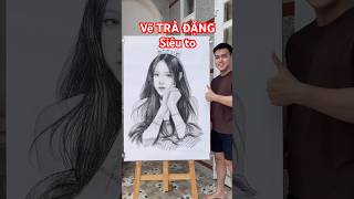 Vẽ người có nhiều follow nhất Việt Nam tradang vẽ vetranh art [upl. by Anetsirhc436]