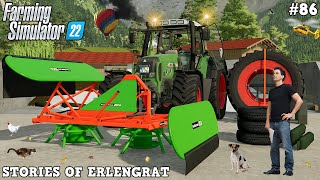 COVERING BUNKER SILO amp BUYING AWESOME NEW MACHINES 🌿🚜💨  Erlengrat  FS22  Timelapse 86 [upl. by Immot997]