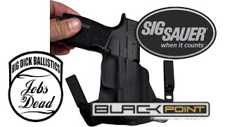 Sig Sauer XMacro in a New Blackpoint Tactical Mini Wing IWB Very concealable and comfortable [upl. by Koal]