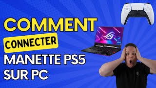 Comment connecter la manette PS5 DualSense sur PC [upl. by Pimbley]