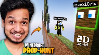 Funniest Prop Hunt on 2D World ftYesSmartyPie DREAMBOYYT Minecraft Hide amp Seek [upl. by Emmalynn]