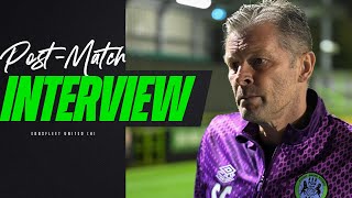 PostMatch Interview  Cotterill postEbbsfleet Utd [upl. by Nemzzaj]