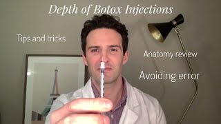 Injectors Anatomy botox depth around the face [upl. by Ellary]