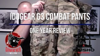 Idogear G3 Combat Pants  One Year Review [upl. by Ahsienel]