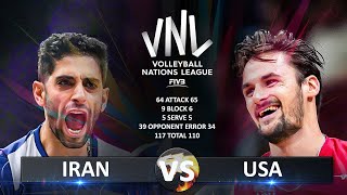 Iran vs USA  Mens VNL 2024 [upl. by Charbonneau112]