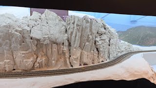 Layout Update Adding More Hydrocal Rock Castings to the Terrain [upl. by Aicen186]