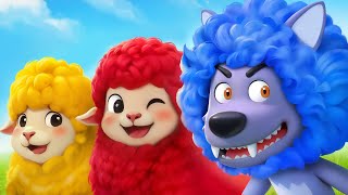 Baa Baa Colorful Sheep  Learn Colors Song  Farm Animals  Kids Songs amp Nursery Rhymes  BabyBus [upl. by Ibur260]