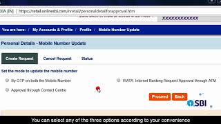 SBI RINB – How to Change Mobile Number Online Without Visiting Branch [upl. by Rockafellow]