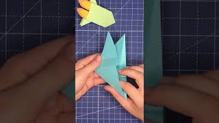 Origami Rakete  Einfache Faltanleitung für Kinder 🚀  Bastelideen für Kinder  Origami Paper Rocket [upl. by Maressa]