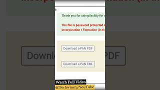 Download PAN Card  ePAN Download  Digital PAN Card Download [upl. by Aikaj15]