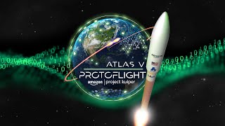 Oct 6 LIVE Broadcast Atlas V Project Kuiper Protoflight [upl. by Nosrac]