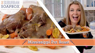 Easy Mississippi Pot Roast from SCRATCH No seasoning packets required [upl. by Ahsa507]