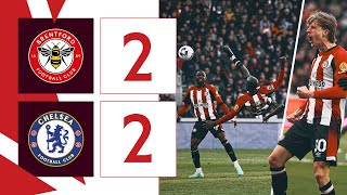 WISSA scores WONDERGOAL in derby day draw 🇨🇩🤯  Brentford 22 Chelsea  Premier League Highlights [upl. by Idalia157]