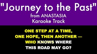 quotJourney to the Pastquot from Anastasia  Karaoke Track with Lyrics on Screen [upl. by Coffin]