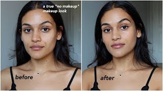 a true quotno makeupquot makeup look amp under eye concealer trick [upl. by Hagerman498]