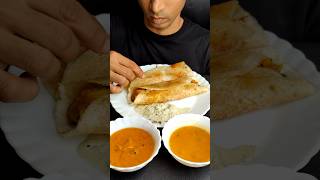 ASMR Eating Masala Dosa Chutney amp Sambar  S185 [upl. by Xuaeb]