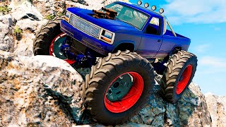 Cars vs Cliff Roads  BeamNG Drive 87 [upl. by Khajeh]