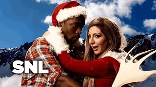 Waking Up with Kimye Holiday Show  SNL [upl. by Luci]