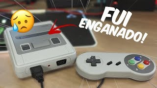 NÃO É O QUE PARECE Mini Super Nintendo da CHINA com 621 JOGOS  Super Mini SFC [upl. by Anaigroeg]