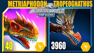 Tropeognathus max feed out Jurassic world the game [upl. by Schreibe]