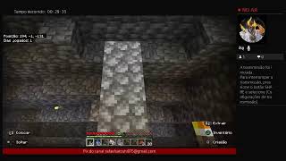 Minecraft  A live ta abrida  O mundo de Phantom O inicio [upl. by Luahs]