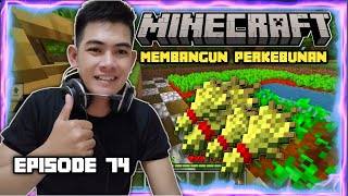 MINECRAFT SURVIVAL  MEMBANGUN PERKEBUNAN [upl. by Nerw]