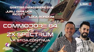 Intervista a Jurij Gianluca Ricotti e Luca Bordoni COMMODORE 64 vs ZX SPECTRUM La Sfida Continua [upl. by Elleinnod856]