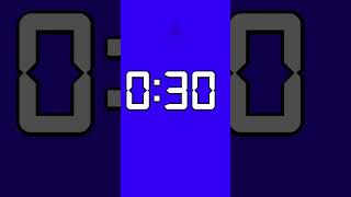 ⚡🎵 Epic Electric Timer  30 Seconds Countdown 🎵⚡ 30 SECOND TIMER green timer video [upl. by Dhiman215]