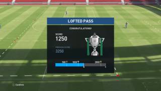 Pro Evolution Soccer 2017 Lofted Pass Skills Training [upl. by Marti]