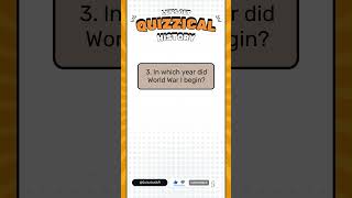 3 History Trivia Quiz Questions Shorts fyp Quiz Trivia History [upl. by Launcelot]